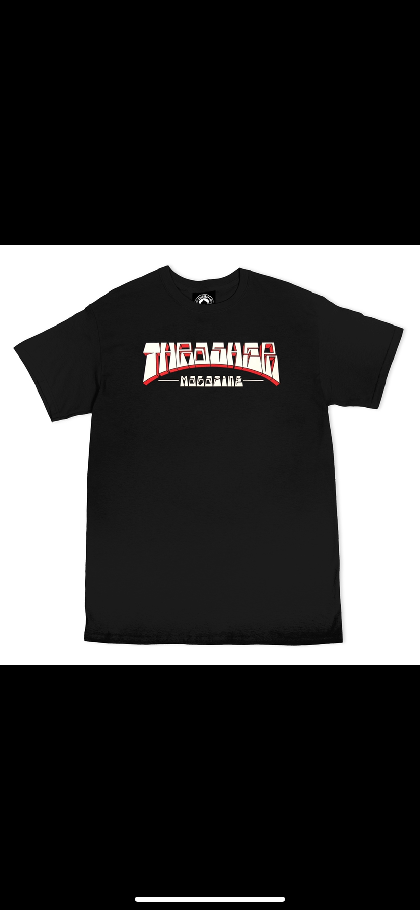 Thrasher shirt 2025 black and red